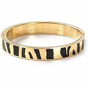 Kate Spade Idiom Bangle Bracelet Zebra Print